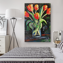 Load image into Gallery viewer, Red Tulips - Canvas Art Print
