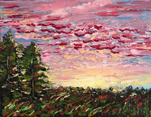 Load image into Gallery viewer, Pink Skies - 14X11 Original Oil Painting