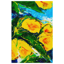 Load image into Gallery viewer, Yellow Flowers - Canvas Art Print
