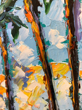 Load image into Gallery viewer, Palm Trees - 14X11 inches Original Oil Painting