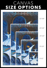 Load image into Gallery viewer, Whirling Dervishes - Canvas Art Print