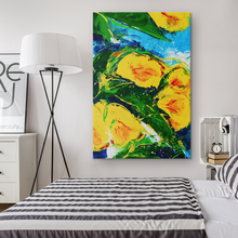 Load image into Gallery viewer, Yellow Flowers - Canvas Art Print