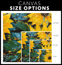 Load image into Gallery viewer, Sunflowers - Canvas Print Art
