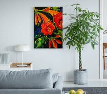 Load image into Gallery viewer, Orange Flowers - Canvas Art Print
