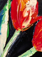 Load image into Gallery viewer, Red Tulips - 11X14 Original Oil Painting
