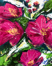 Load image into Gallery viewer, Rose of Sharon - 16X20 Original Acrylic Painting
