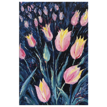 Load image into Gallery viewer, Tulips in the Night - Canvas Art
