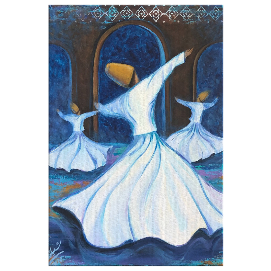 Whirling Dervishes - Canvas Art Print