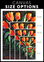 Load image into Gallery viewer, Red Tulips - Canvas Art Print
