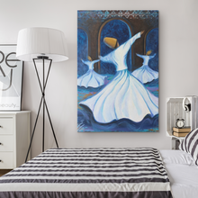 Load image into Gallery viewer, Whirling Dervishes - Canvas Art Print
